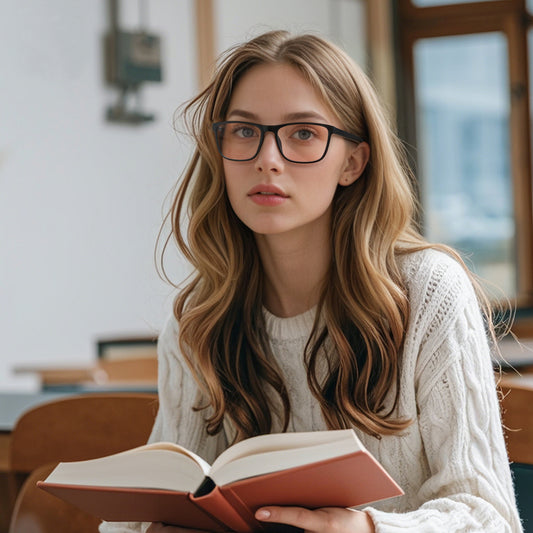 Mira T. - Bloomoak Light Pink Blue Light Glasses