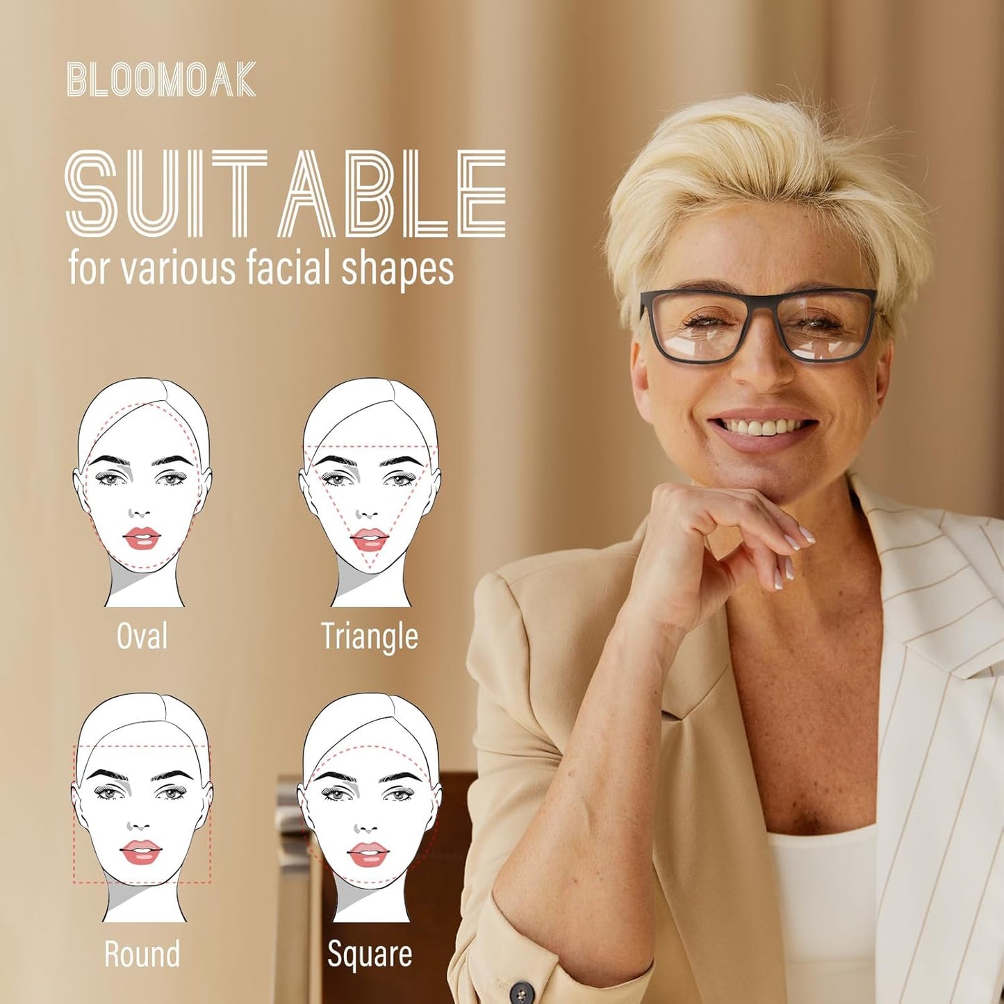 Eden P. - Bloomoak Clear Blue Light Glasses Prescription