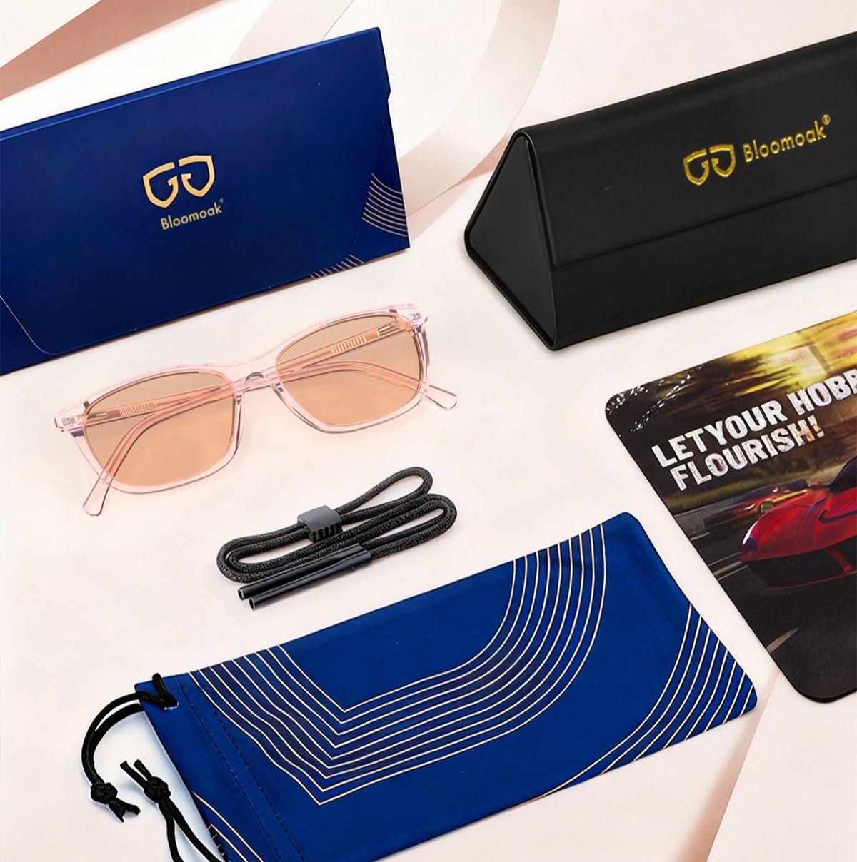 Leona M. - Gafas graduadas Bloomoak Pink Blue Light