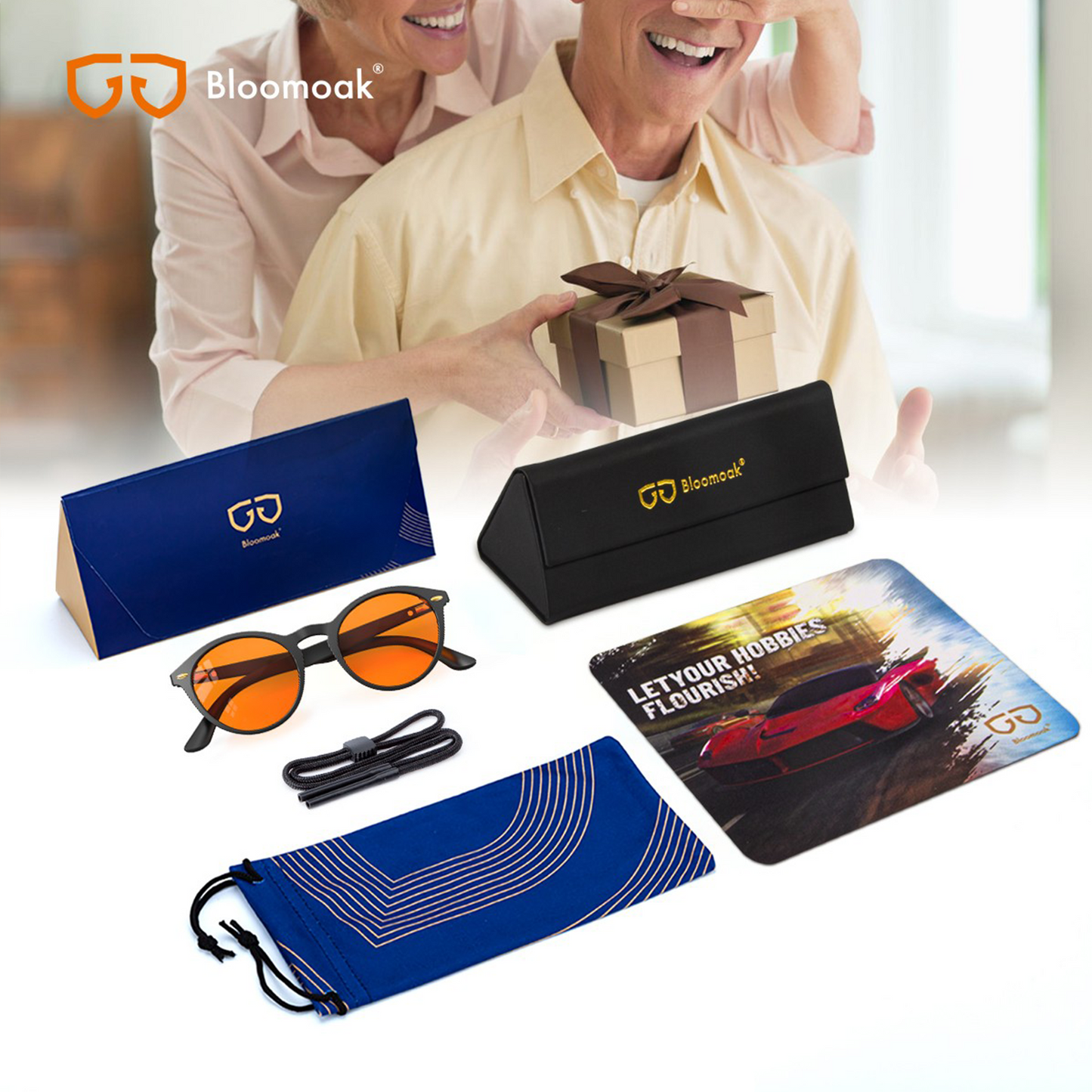 Ruby S. - Bloomoak Orange Blue Light Glasses Prescription