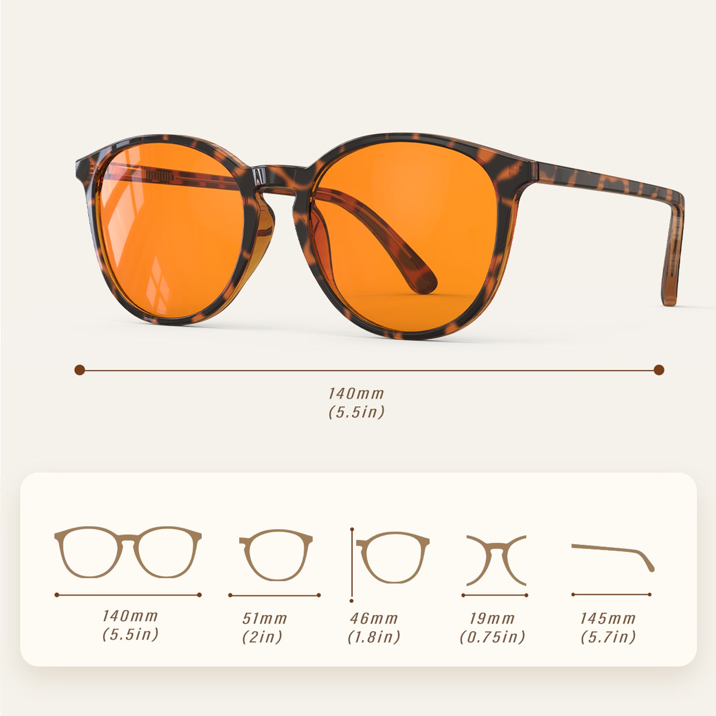 Brielle N. - Bloomoak Orange Blue Light Glasses Prescription