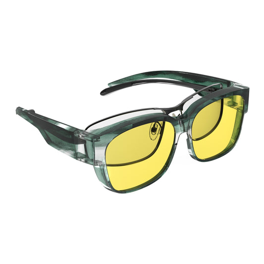 Ava J. - Bloomoak Clear Aqua Fit Over Night Driving Glasses
