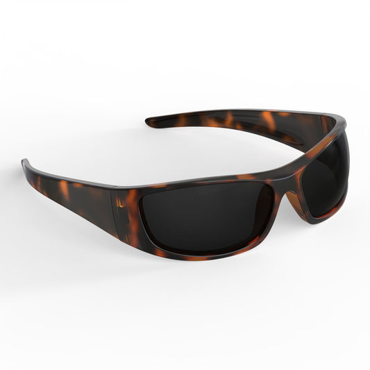 Carter P. - Bloomoak Tortoiseshell Wraparound Sunglasses