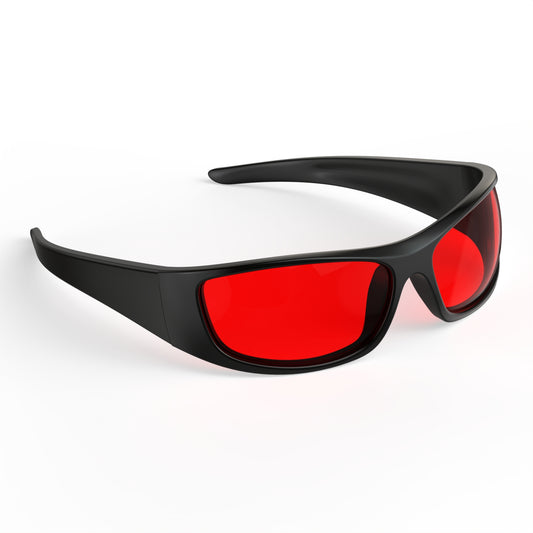 Iris V. - Bloomoak Red Wraparound Blue Light Glasses