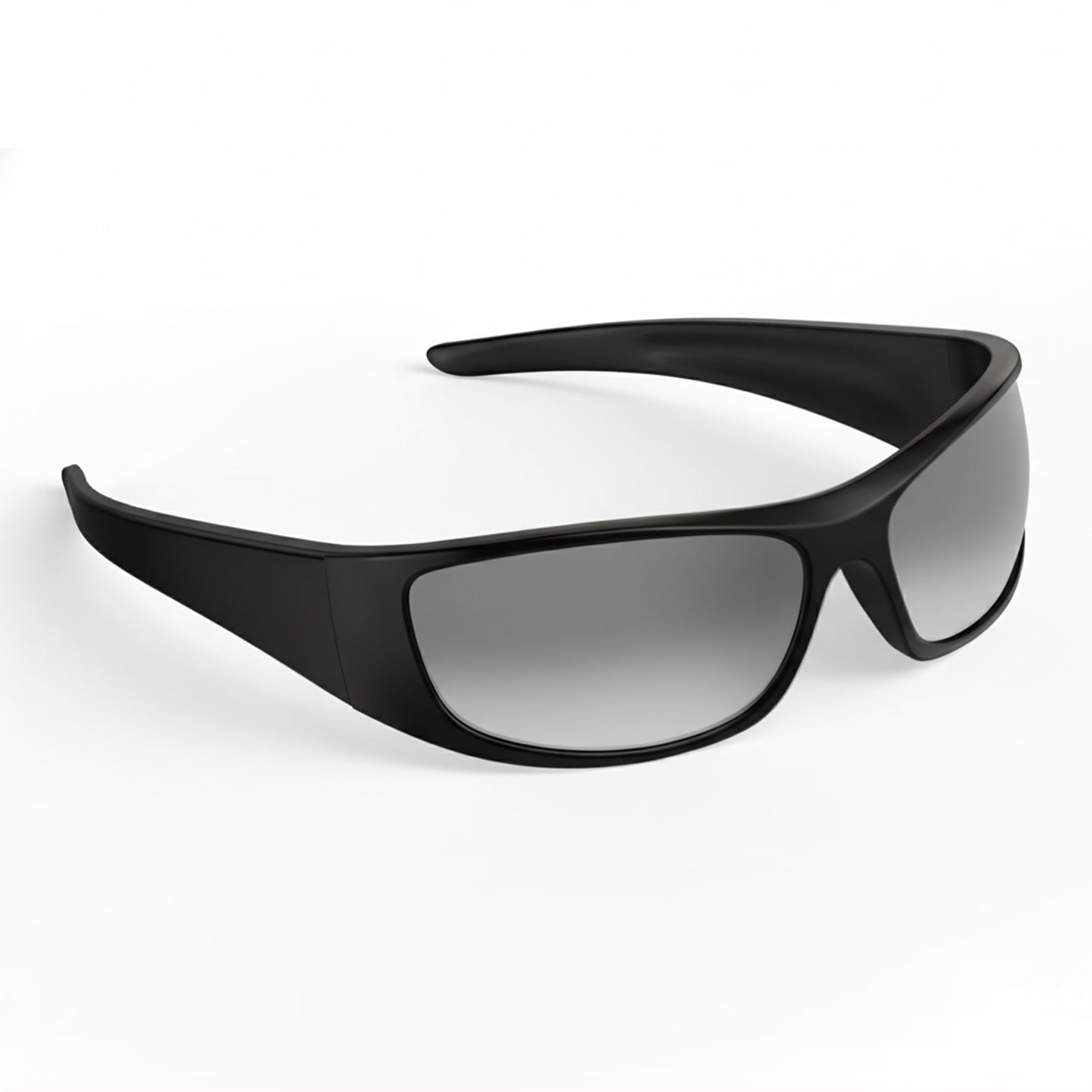 Leo M. - Bloomoak Mirror Silver Wraparound Sunglasses