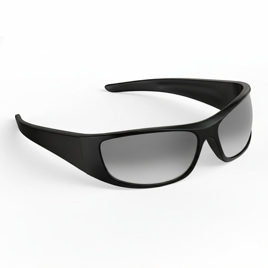 Leo M. - Bloomoak Mirror Silver Wraparound Sunglasses
