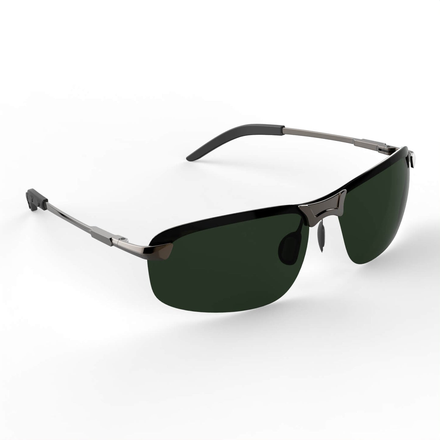 3043-Nate R. - Bloomoak Grüne polarisierte Fahrbrille 