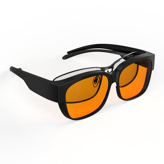 Nora S. - Bloomoak Orange Fit Over Blue Light Glasses