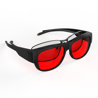 Nova C. - Bloomoak Red Fit Over Blue Light Glasses