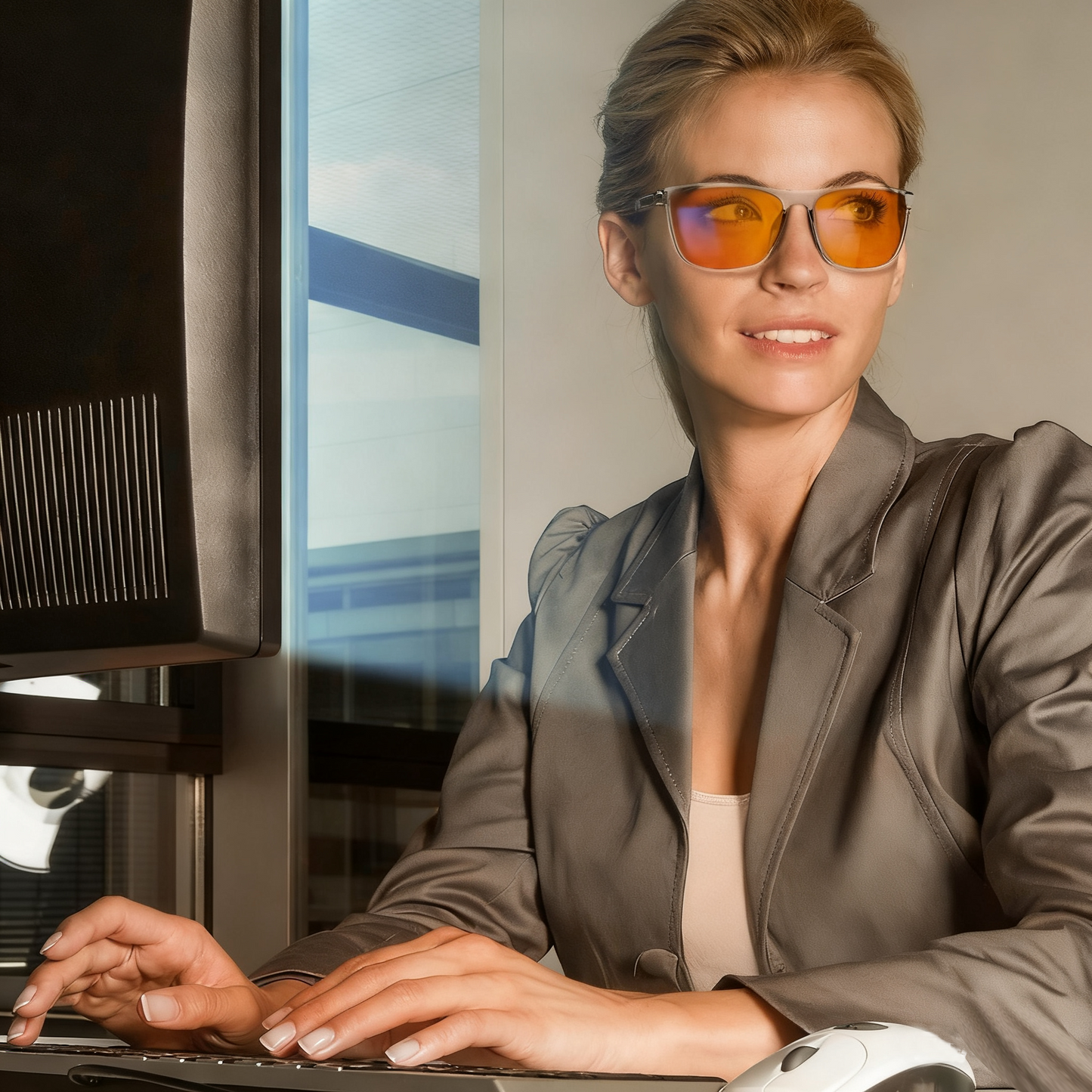 Riley W. - Bloomoak Orange Blue Light Glasses