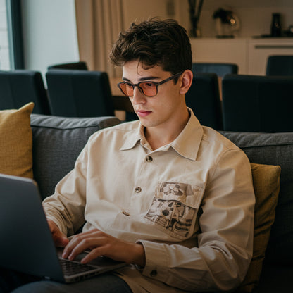 Elena C. - Bloomoak Pink Blue Light Glasses