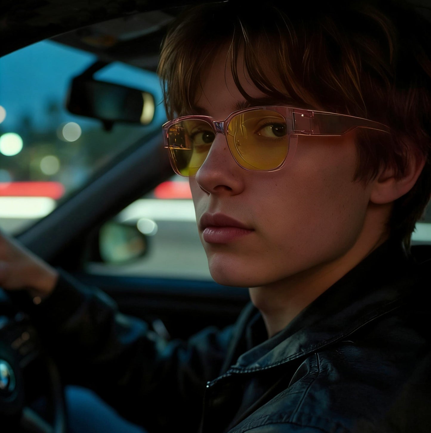 Lily S. - Bloomoak Transparent Purple Fit Over Night Driving Glasses