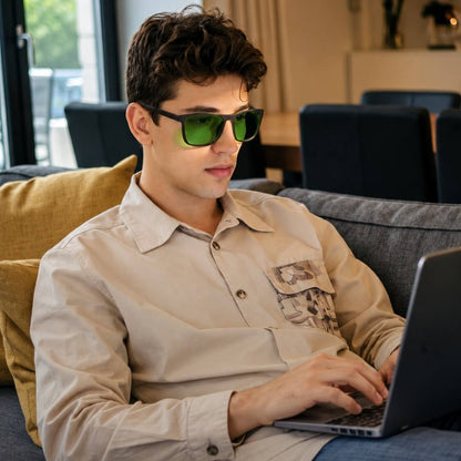 Hugo K. - Bloomoak Green Blue Light Glasses