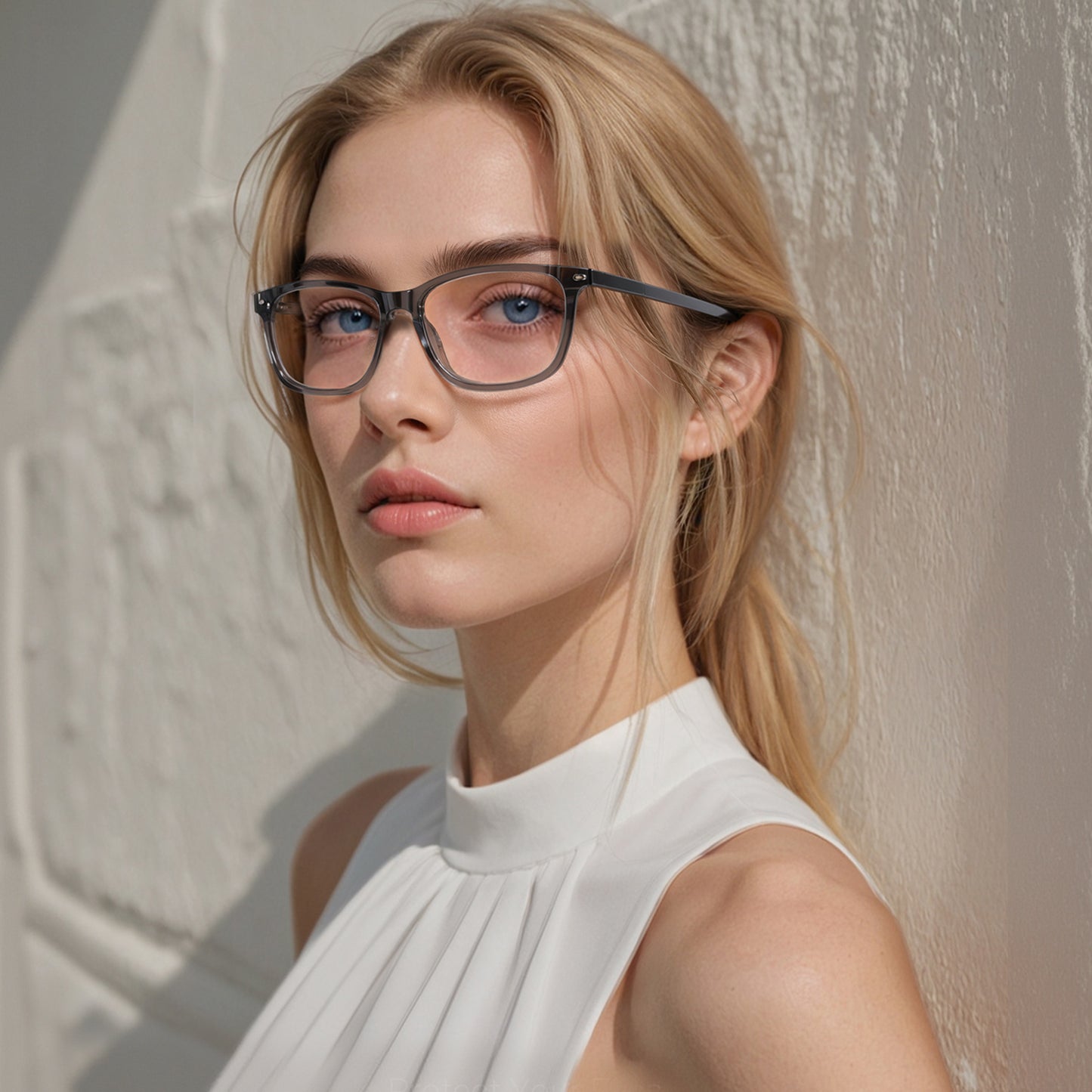 Violet R. - Bloomoak Light Pink Blue Light Glasses