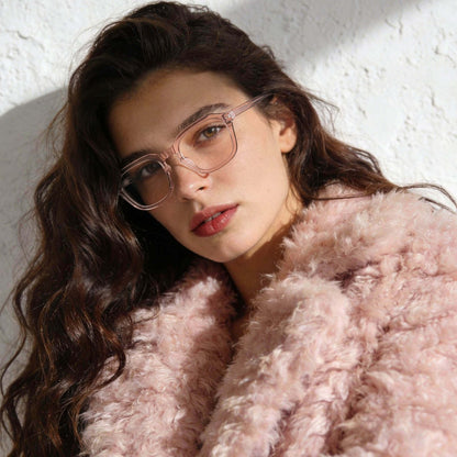 Celine K. - Bloomoak Light Pink Blue Light Glasses