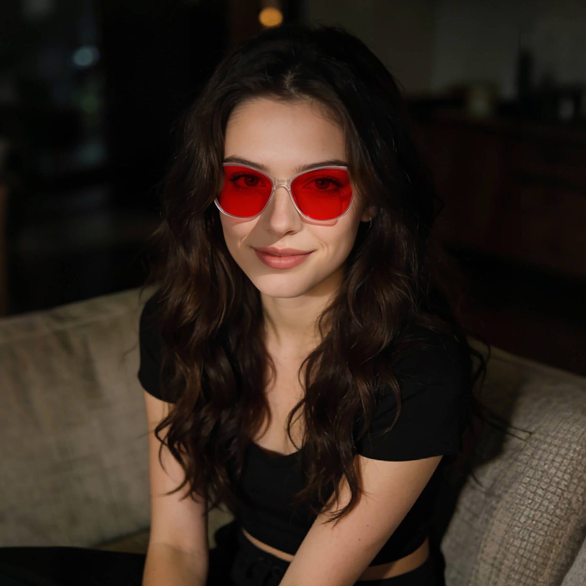 Alba M. - Bloomoak Red Blue Light Glasses