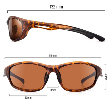 Brooks M. - Bloomoak Brown Polarised Sport Sunglasses