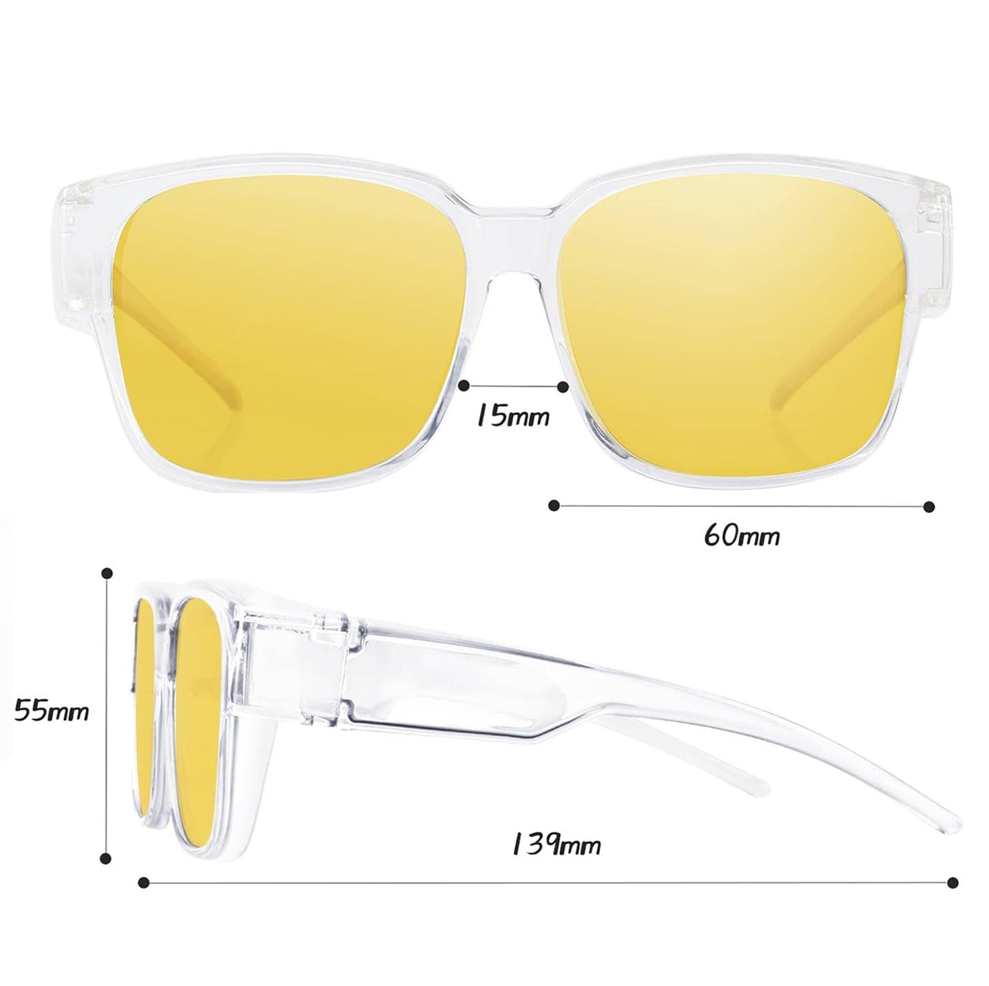 Ella G. - Bloomoak Clear Fit Over Night Driving Glasses