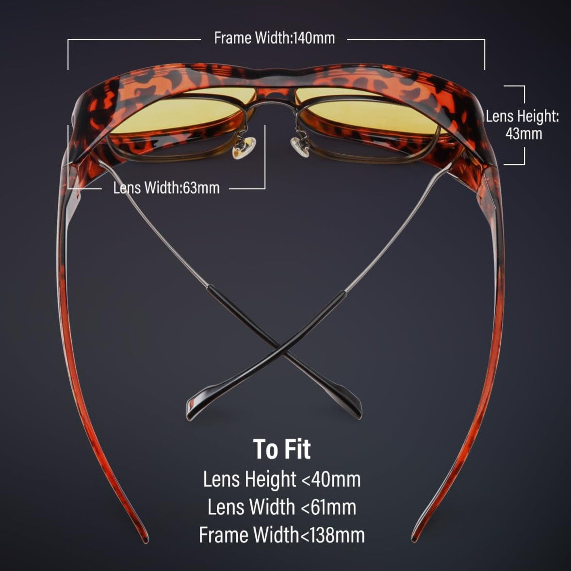 John V. - Bloomoak Tortoiseshell Fit Over Night Driving Glasses