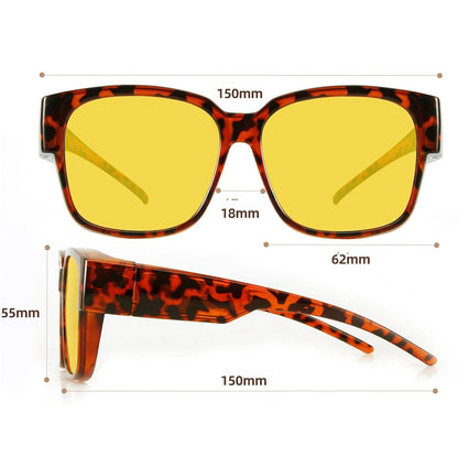 Julian T. - Bloomoak Amber Tortoise Fit Over Night Driving Glasses