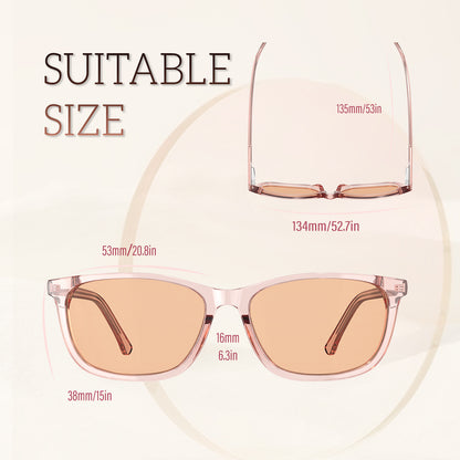 Leona M. - Bloomoak Pink Blue Light Glasses