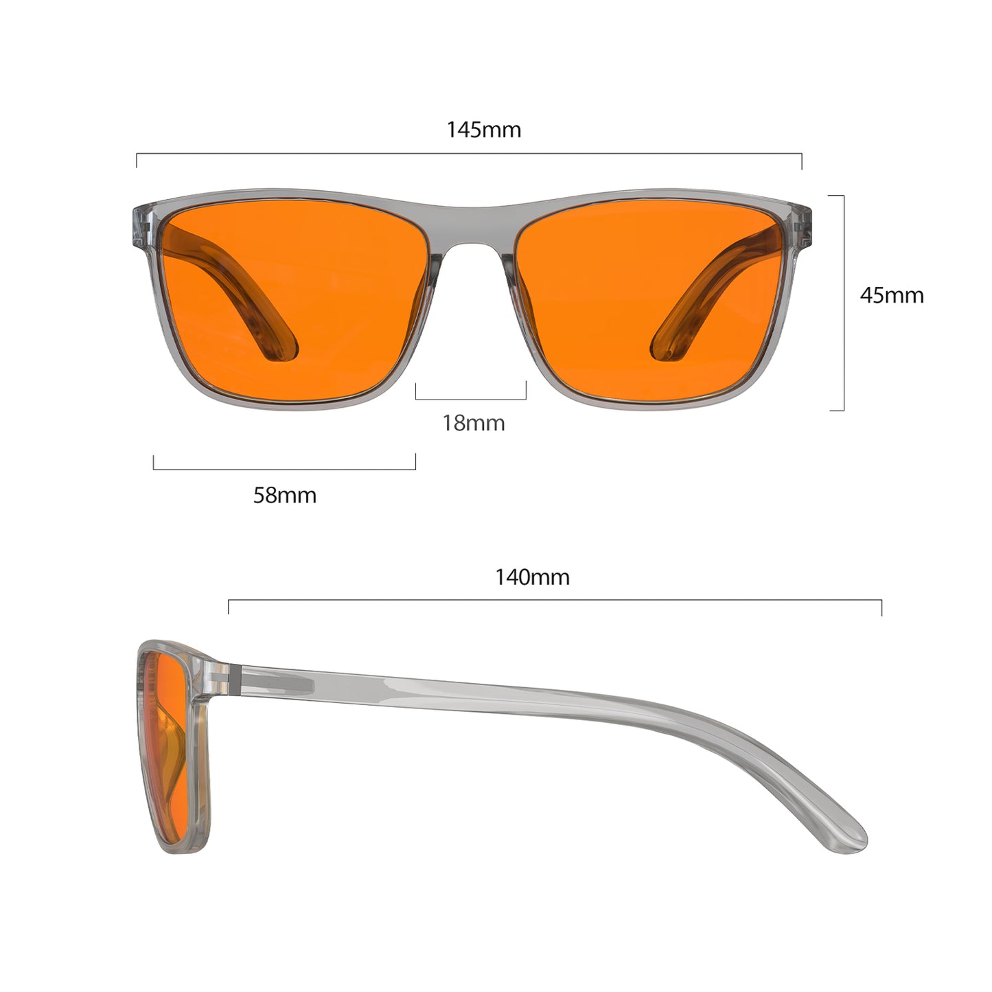 Noah C. - Bloomoak Orange Blue Light Glasses