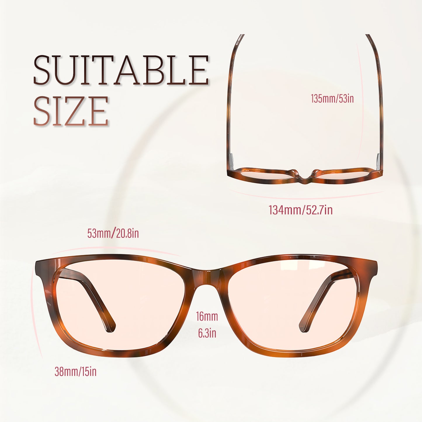 Quinn A. - Bloomoak Light Pink Blue Light Glasses