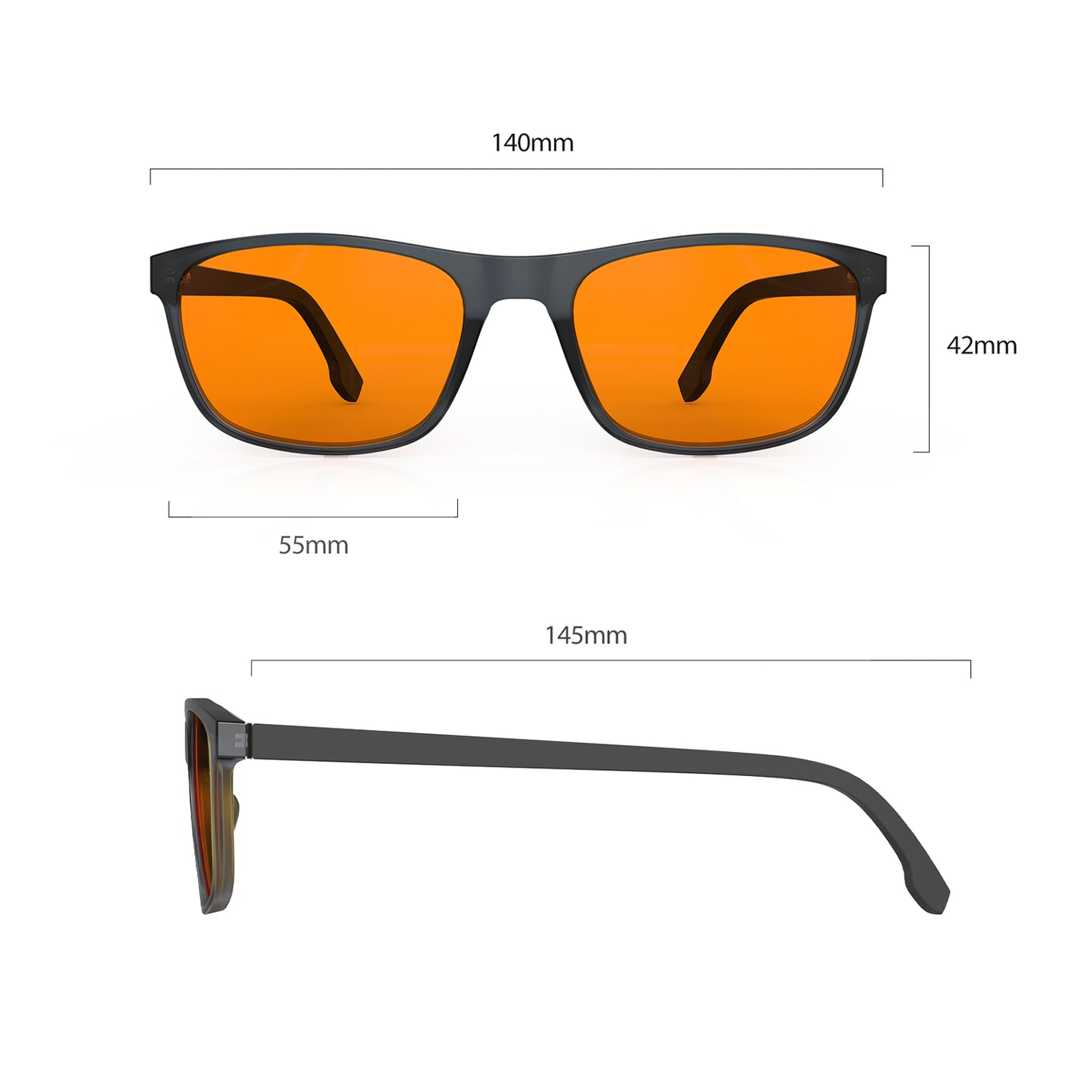 Toby N. - Bloomoak Orange Blue Light Glasses