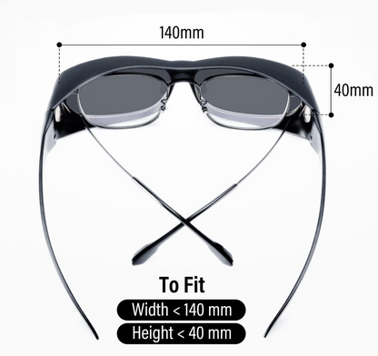 Will H. - Bloomoak Black Fit Over Polarised Sunglasses