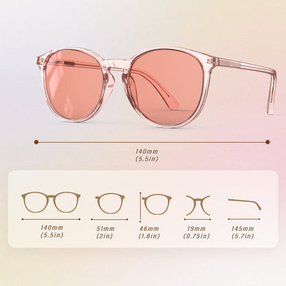 Yara C. - Bloomoak Pink Blue Light Glasses