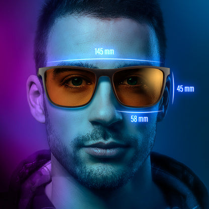 Mila F. - Bloomoak Orange Blue Light Glasses