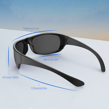 Dylan M. - Bloomoak Super Dark XL Fit Wraparound Sunglasses