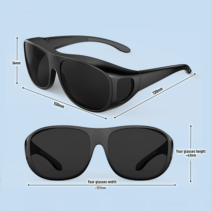 Jack S. - Bloomoak XL Wraparound Fit Over Polarised Sunglasses