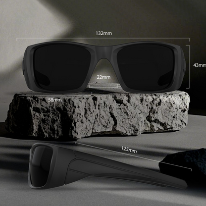 Ryan K. - Bloomoak Super Dark Wraparound Sunglasses