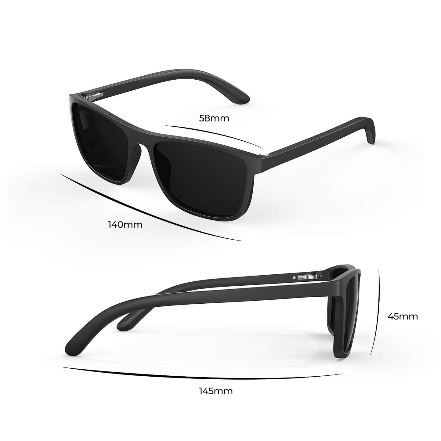 Ryan K. - Bloomoak Super Dark Wraparound Sonnenbrille