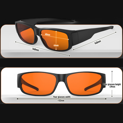 Aya P. - Bloomoak Orange Fit Over Blue Light Glasses