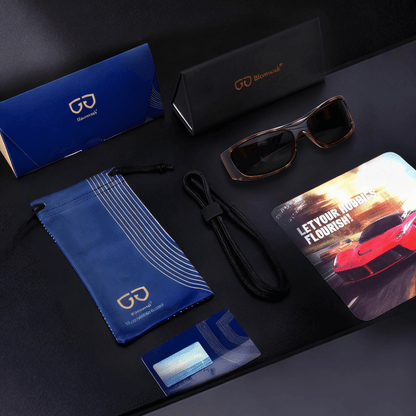 Carter P. - Bloomoak Tortoiseshell Wraparound Sunglasses