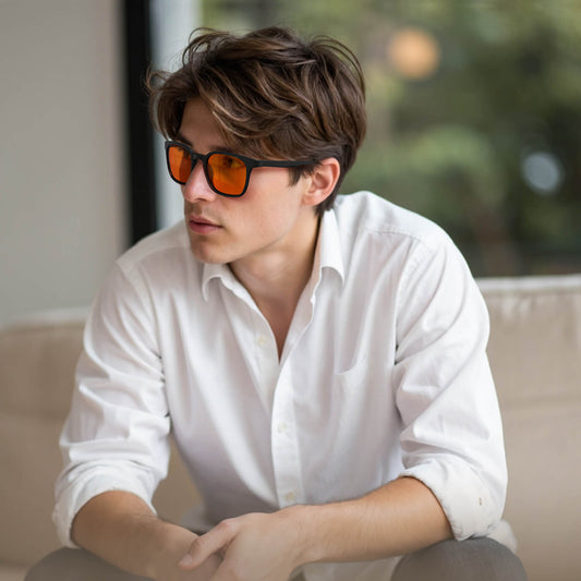 Cora H. - Bloomoak Orange Blue Light Glasses