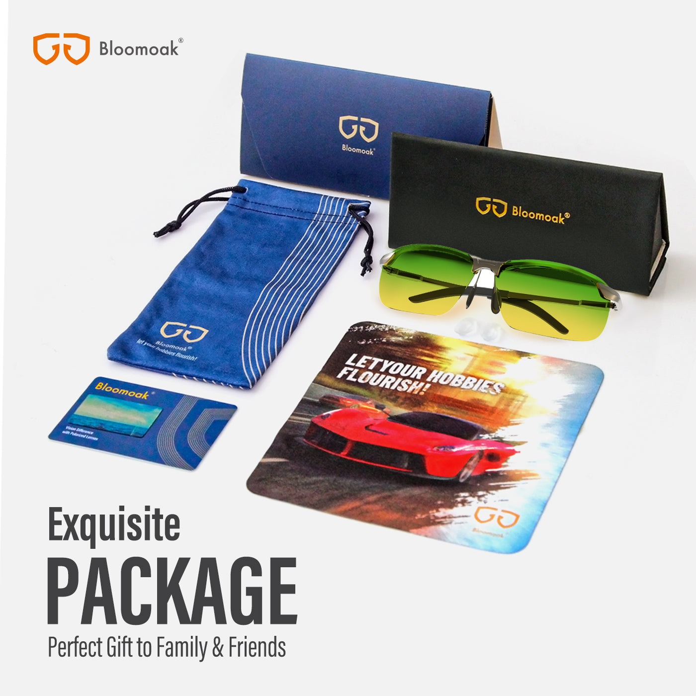 Adam C. - Bloomoak Gradient Green-Yellow Night Driving Glasses