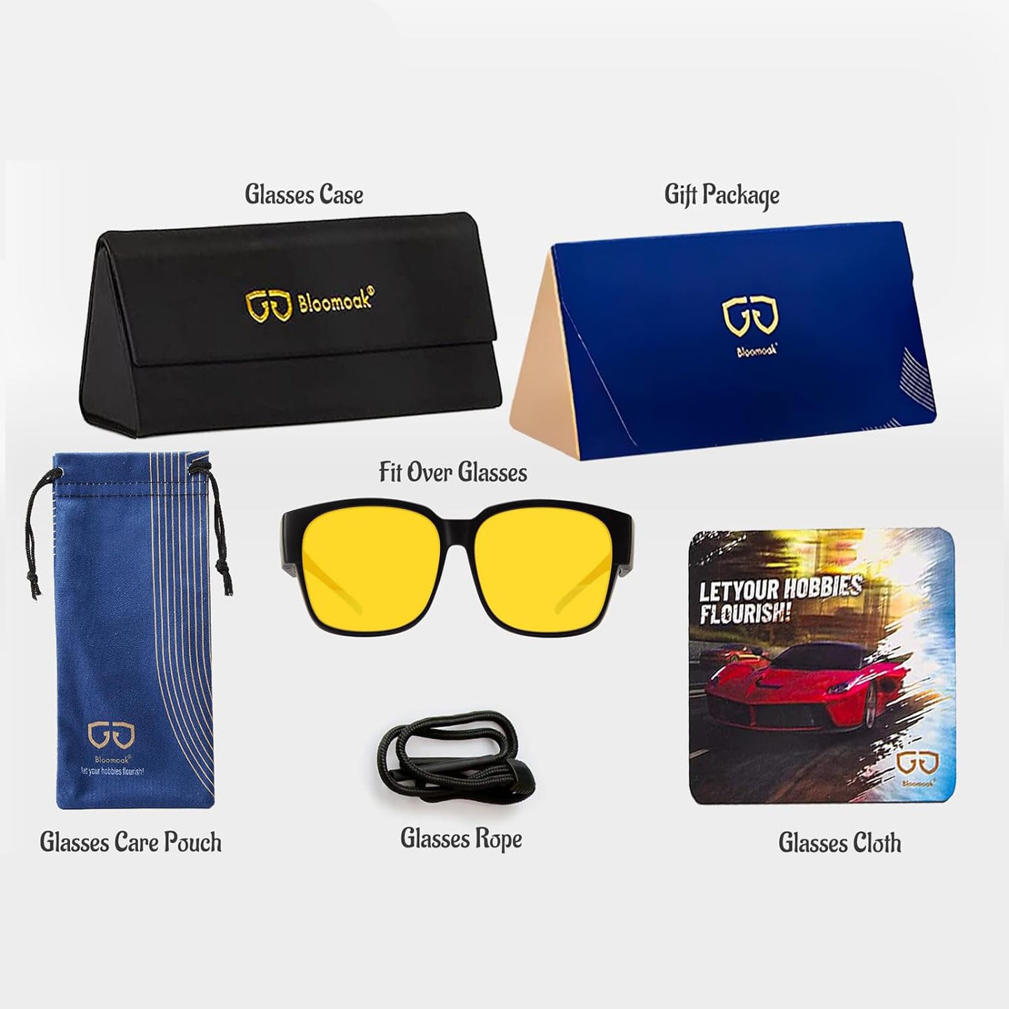 Caleb N. - Bloomoak Black Fit Over Night Driving Glasses