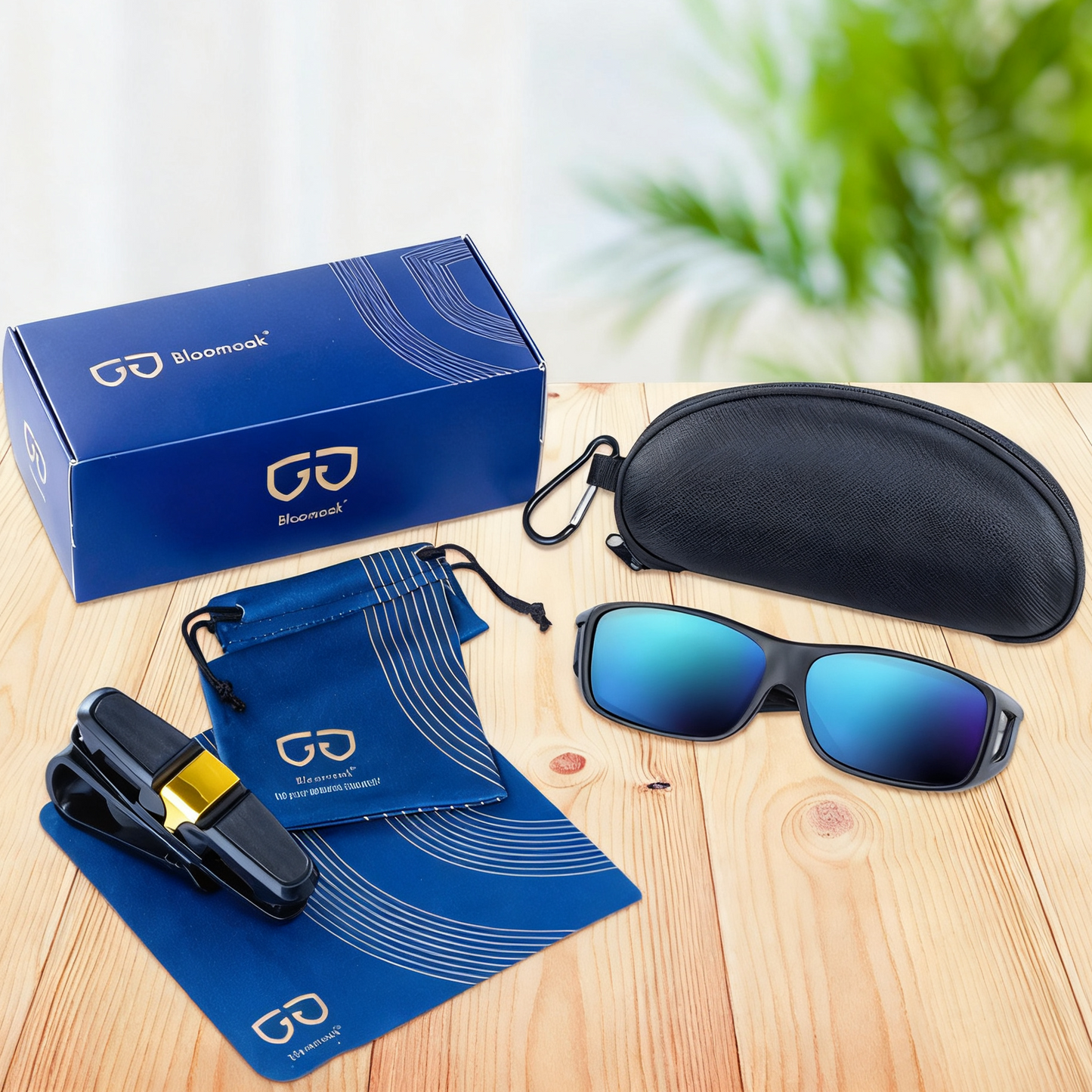 Connor S. - Bloomoak Ice Blue Mirrored Fit Over Polarised Sunglasses