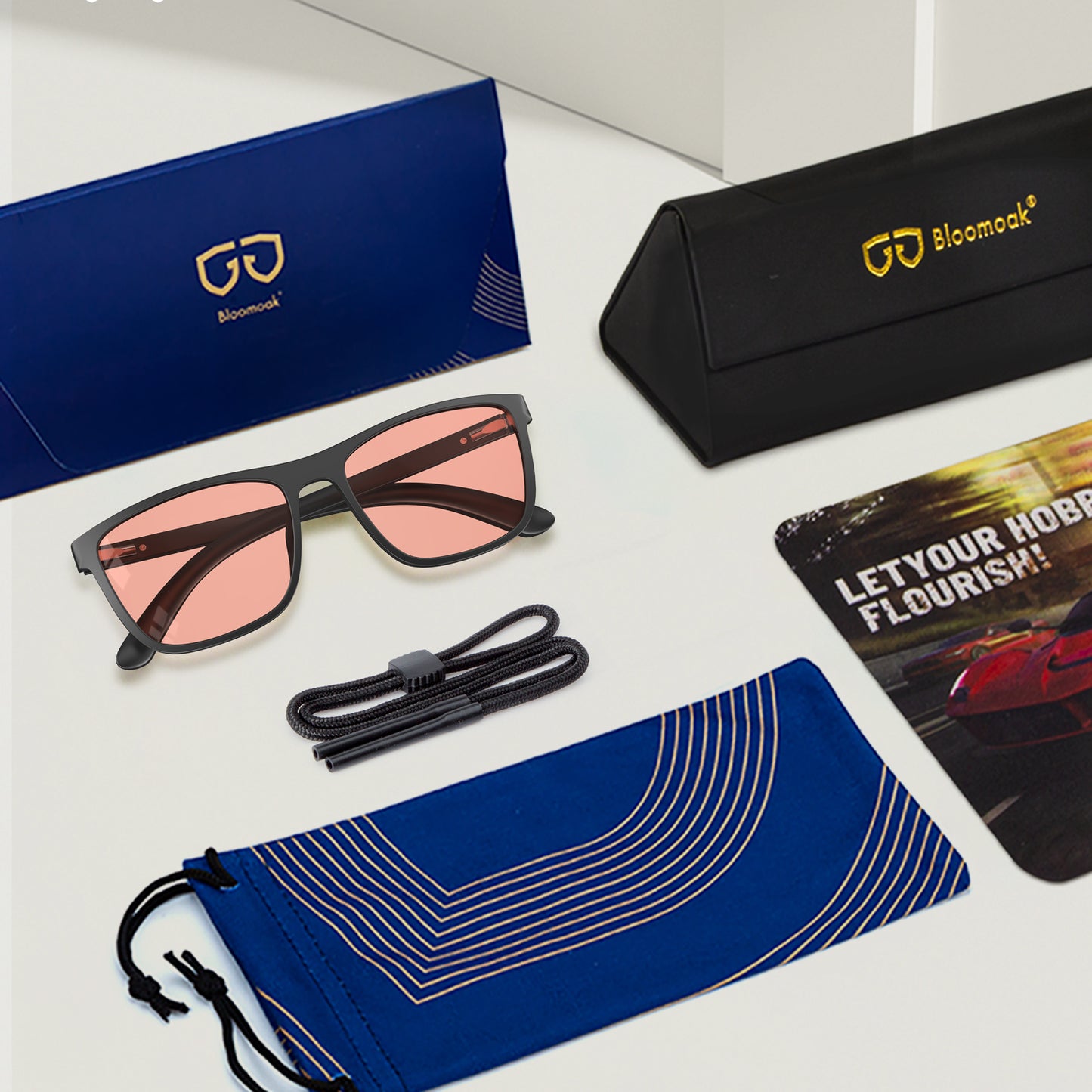 Evie C. - Bloomoak Pink Blue Light Glasses