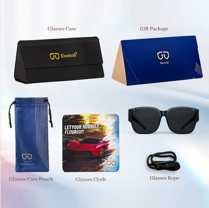 Henry P. - Bloomoak Black Fit Over Polarised Sunglasses