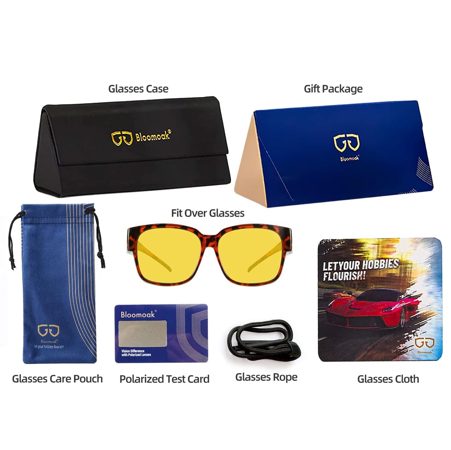 Julian T. - Bloomoak Amber Tortoise Fit Over Night Driving Glasses