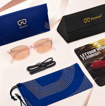 Leona M. - Bloomoak Pink Blue Light Glasses