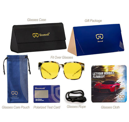 Maya L. - Bloomoak Marble Tortoise Fit Over Night Driving Glasses