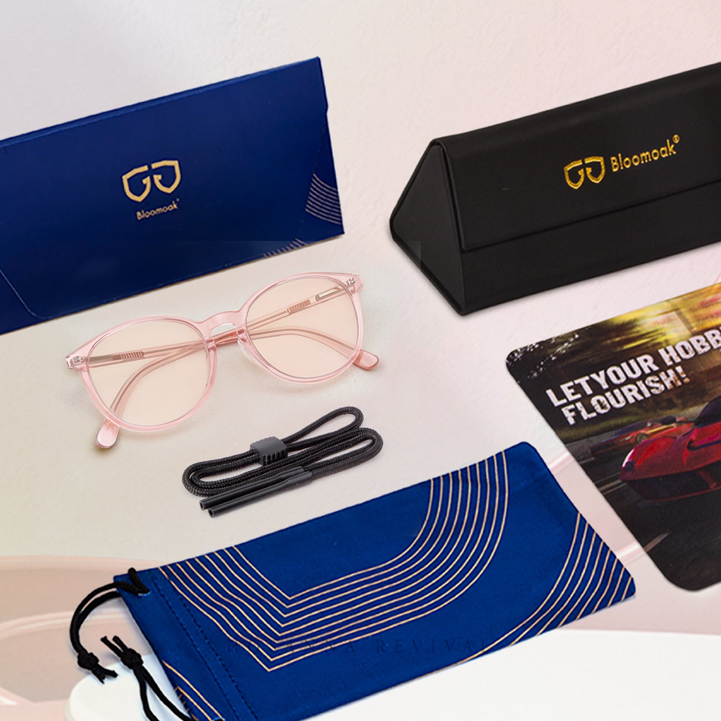 Nina P. - Bloomoak Light Pink Blue Light Glasses