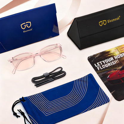 Paige F. - Bloomoak Light Pink Blue Light Glasses