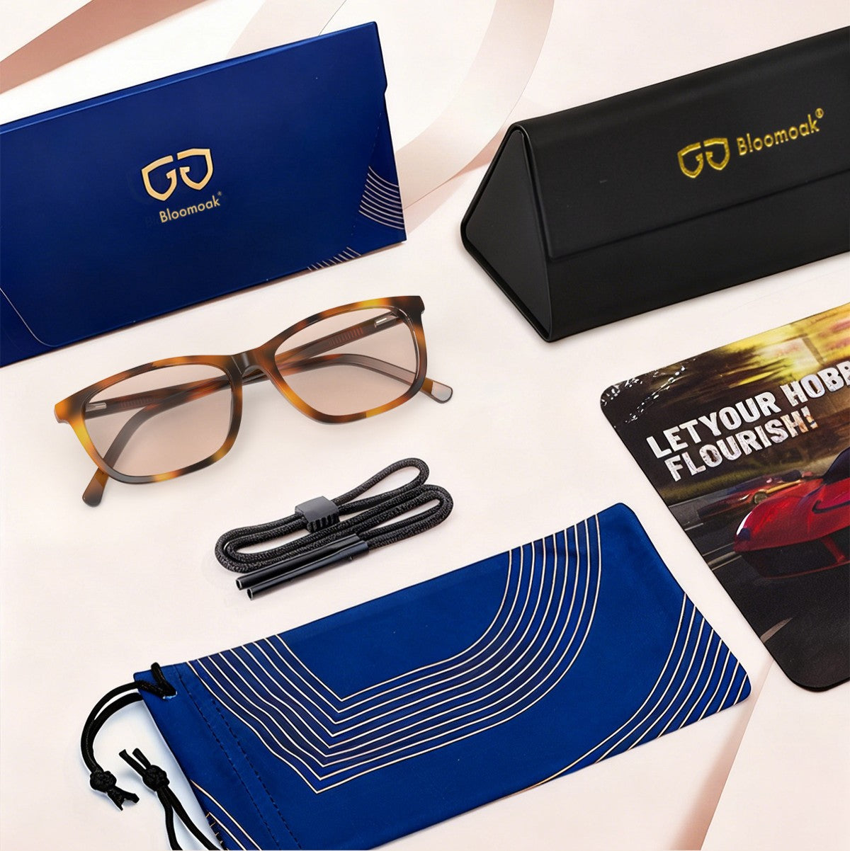 Quinn A. - Bloomoak Light Pink Blue Light Glasses