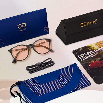 Rhea M. - Bloomoak Pink Blue Light Glasses